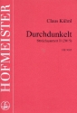 Durchdunkelt fr 2 Violinen, Viola und Violoncello Partitur