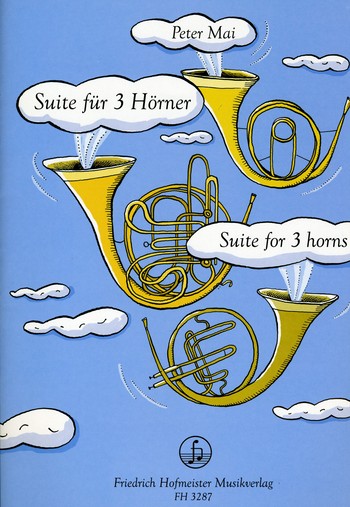 Suite fr 3 Hrner Partitur und Stimmen