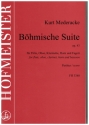 Bhmische Suite op.43 fr Flte, Oboe, Klarinette, Horn und Fagott Partitur