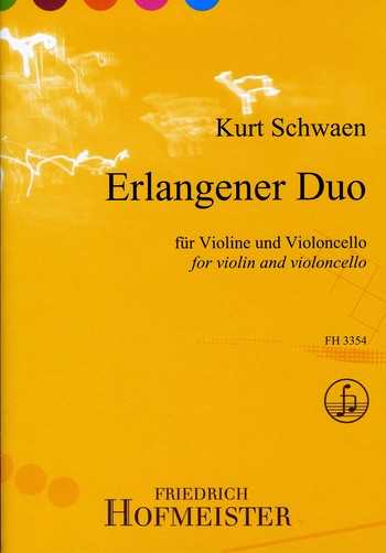 Erlangener Duo fr Violine und Violoncello Partitur und Stimmen