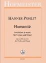 Humanit fr Violine und Orgel