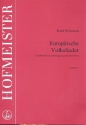 Europische Volkslieder fr gem Chor (SAM) a cappella Partitur