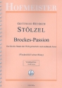 Brockes - Passion fr Soli, gem Chor und Orchester Chorpartitur mit Soli und Bc