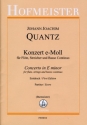 Quantz Konzert e-Moll QV5:113 fr Flte, Streicher und Bc Partitur