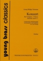 Konzert D-Dur (Fassung F-Dur) fr Trompete, 2 Oboen, Streicher und Bc Partitur
