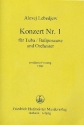 Konzert Nr.1 fr Tuba (Bassposaune) und Orchester Partitur