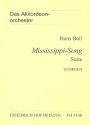 Mississippi-Song fr Akkordeonorchester Stimmensatz