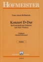Konzert D-Dur fr Kontraba und Orchester Partitur