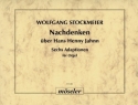 Nachdenken ber Hans Henny Jahnn Wk 294 Orgel