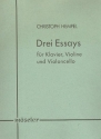 3 Essays Violine, Violoncello und Klavier Partitur und Stimmen