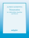 Triosonatine Alt-Blockflte, Flte und Klavier Partitur und Stimmen Revidierte Fassung des Autoren