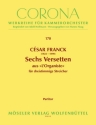 6 Versetten aus L'Organiste fr 3 Streicher Partitur
