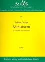Miniaturen fr Flte, Oboe und Fagott Partitur und Stimmen