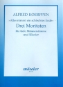 3 Moritaten fr Bariton (Bass) und Klavier