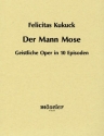 Der Mann Mose Soli (TB), gemischter Chor, Sopran-Blockflte, Oboe, Klarinette, 2 Fag Partitur
