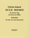 Ecce homo fr Soli, gem Chor, 2 Blockflten (AT), Oboe, Klarinette und Fagott Partitur