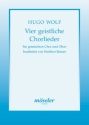 Vier geistliche Chorlieder gemischter Chor und Oboe Partitur