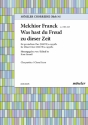 Was hast fr Freud zu dieser Zeit? gemischter Chor (SSATB) Chorpartitur