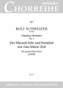 Claudius-Motette gemischter Chor (SATB) Chorpartitur
