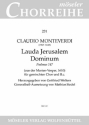 Lauda Jerusalem Dominum SV 206:10 gemischter Chor und Basso continuo Chorpartitur