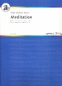 Meditation fr 3-x Instrumente Partitur und Stimmen