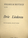 3 Liederen op.83a fr Gesang, Viola und Klavier Partitur (nl)