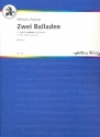 Zwei Balladen op.38c fr Gesang (tief) und Klavier Partitur