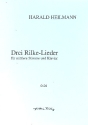 Drei Rilke-Lieder op.16 fr mittlere Singtimme und Klavier