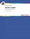 Sechs Lieder op. 176 fr hohe Stimme, Bratsche und Klavier