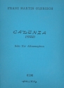 Cadenza für Altsaxophon