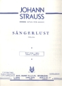 Sngerlust op.328 fr Mnnerchor und Orchester Klavierauszug