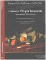 Concerto VI  pi Istrumenti op.5 vol.1 fr 5 Blockflten (AATBGb(Kb)) Partitur