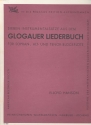 Glogauer Liederbuch (Auswahl) fr 3 Blockflten (SAT) Spielpartitur