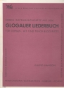 Glogauer Liederbuch (Auswahl) fr 3 Blockflten (SAT) Spielpartitur