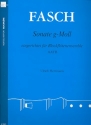 Sonate g-Moll  fr 4 Blockflten (AATB) Partitur und Stimmen