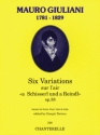 6 Variations For Flute, Violin, Viola and Guitar