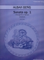 Sonata op.1 for 2 guitars score