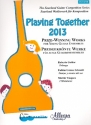 Playing together 2013 fr Gitarren-Ensemble Partitur und Stimmen