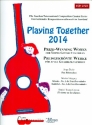 Playing together 2014 fr Gitarren-Ensemble Partitur und Stimmen
