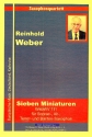 7 Miniaturen WebWV111: fr 4 Saxophone (SATB) Partitur und Stimmen