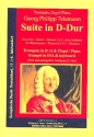 Suite D-Dur TWV55,8 fr Trompete (D/A) und Orgel