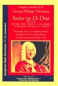 Suite D-Dur TWV55:D8 fr Trompete in D (A), Streicher und Bc Partitur+ Stimmen