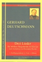 3 Lieder fr mittlere Singstimme und Klavier