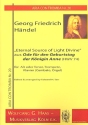 Eternal Source of Light divine HWV74 fr Alt (Tenor), Trompete und Tasteninstrument Partitur und Stimmen