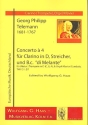 Concerto  4 TWV51:D7 fr Clarino in D (Trompete), Streicher und Bc fr Clarino (Trompete) und Tasteninstrument