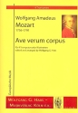 Ave verum corpus fr 4 Trompeten (Klarinetten) Partitur und Stimmen