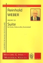 Suite WebWV58 fr Viola, Violoncello und Kontrabass Partitur und Stimmen