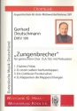 Zungenbrecher DWV199 fr gem Chor und Percussion Partitur