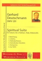 Spiritual Suite DWV201 fr Gitarre, 2 Violinen, Viola und Violoncello Partitur und Stimmen
