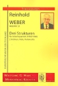 3 Strukturen WebWV31 fr Streichquartett Partitur und Stimmen